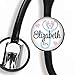 Stethoscope Tag - Baby Feet with Steth and Hearts - Personalized Name - Steth ID Tag/Nurse Badge/OB/Labor Delivery/NICU/Baby Nurse