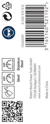 Bosch 10x PRO Stainless Steel HSS-Co Spiralbohrer (für Stahl, Edelstahl, Ø 4,80 mm, Professional Zubehör Bohrmaschine/Schrauber)