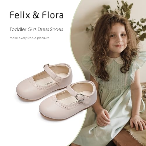 Felix & Flora Toddler Girl Dress Shoes - Flower Girl Ballet Flats School Wedding Party2