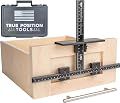 The Original Cabinet Hardware Jig Tool - Drill Template Guide for Door and Drawer Handle + Knob + Pull Installation - TP-1934 by True Position Tools