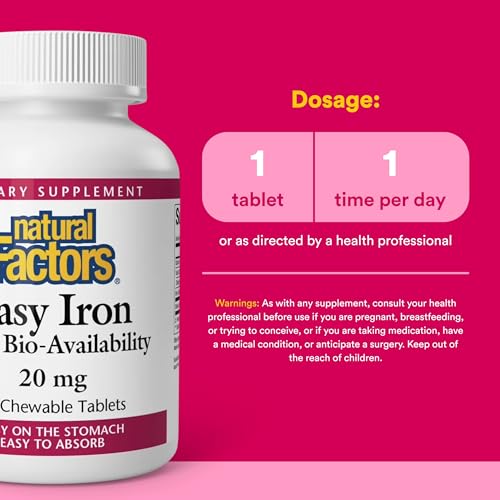 Natural Factors Easy Iron Chewable