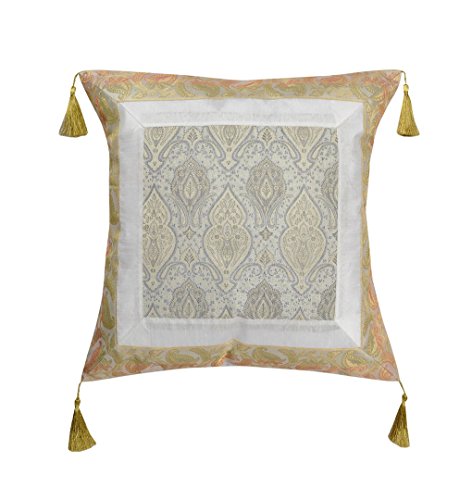 Image of Lalhaveli Home Decorative Party Decor Best Choice for Home Decor Purpose, Decorate Your Bedroom & Living Room. You Can Gift As Well.Single Cushion Cover 18 x 18 inch (White)