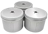 Gun Safe Dehumidifier, Moisture Absorbers, FULLBOW 200g Silica Gel Desiccant Dehumidifier Canister for Safe & Cabinets (3 Units)