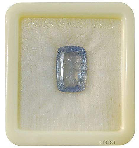 Saphir bleu naturel contre les blocages, Neelam 4,25 Ratti certifiée