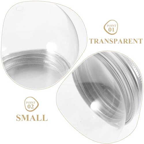 MAGICLULU 12st Kleine Kugel-bonbonflasche Schneekugeln Kunststoff Zum Basteln Für Kinder Winter Schneekugel Schneekugel-Sets Urlaub It Haustier Kunststoff Fräulein Weihnachten Anhänger