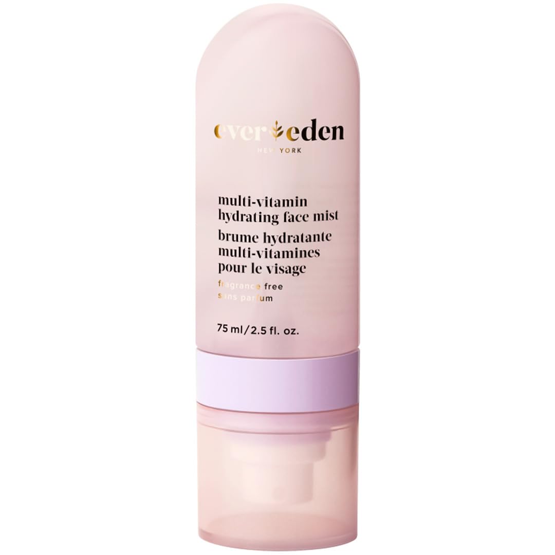 Evereden Kids Multi-Vitamin Hydrating Face Mist | Nourishing Face Spray, Preppy Skincare Essential for Ages 6+ | Clean Formula Safe for Sensitive Skin | Multi-Vitamin Complex, Peach & Mango Juice