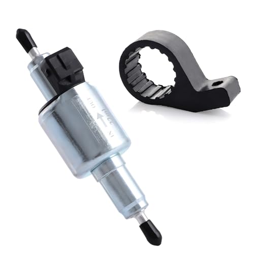 Pindex 12V 22ML Diesel Heater Pump with Bracket, Parking Heater Diesel Fuel pump for Air Heater 2KW 5KW 8KW, for Campervan, RV, Boat, Truck