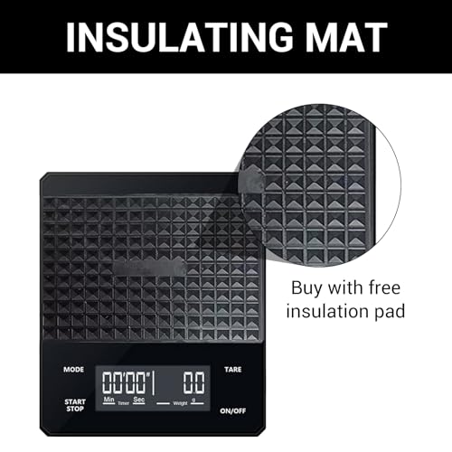 FunnAura 6 Modes Mini Digital Coffee Scale with Timer, 3kg/0.1g Accurate Espresso Weighing Barista Scale - Image 6