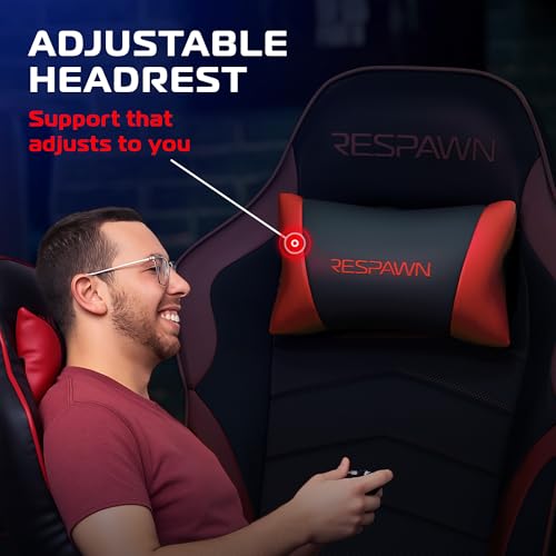 Image of Respawn 900 Gaming Recliner Chair with Footrest, Cup Holder and Swivel