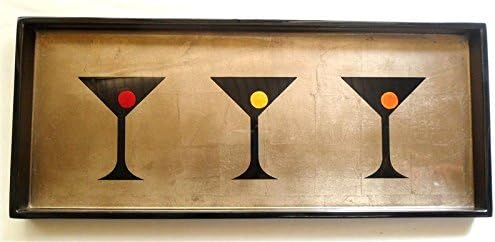 J Fleet Designs Martini Glasses Cocktail Tray