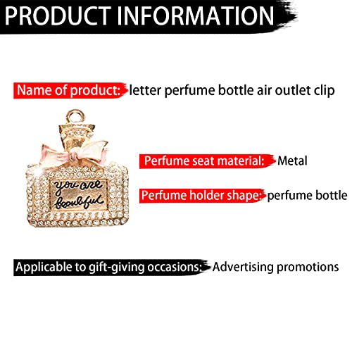 Image of Bling Rhinestone Car Air Vent Clip Charms - 2Pcs Crystal Car Accessories for Women, Interior Decoration