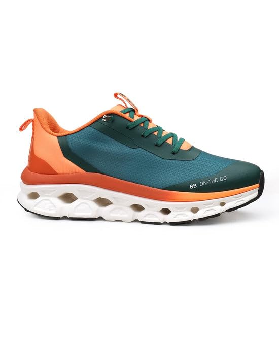 Image of Bacca Bucci BB On-The-Go Men Slip-On Walking & Running Shoes with Stretch Laces and Cushioned Sole