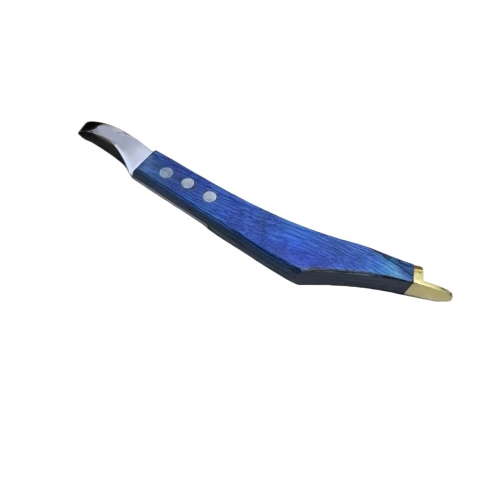 Cuchillo De Herradura 25 Pulgadas, Recortador Pezuñas For Ganado Y Ovejas, Diseño Mano Izquierda Derecha Acero Inoxidable, Corte Con Mango Madera(Guillotine)