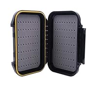 Awesomeonei Trasparente Capacità Slim Eva Schiuma Fly Box Coperchio Trasparente Scatola Da Pesca Gancio Da Pesca Da Competizione Tackle Box 11x7.6x1.5cm/4.3x3.0x0.6in - Foto 11