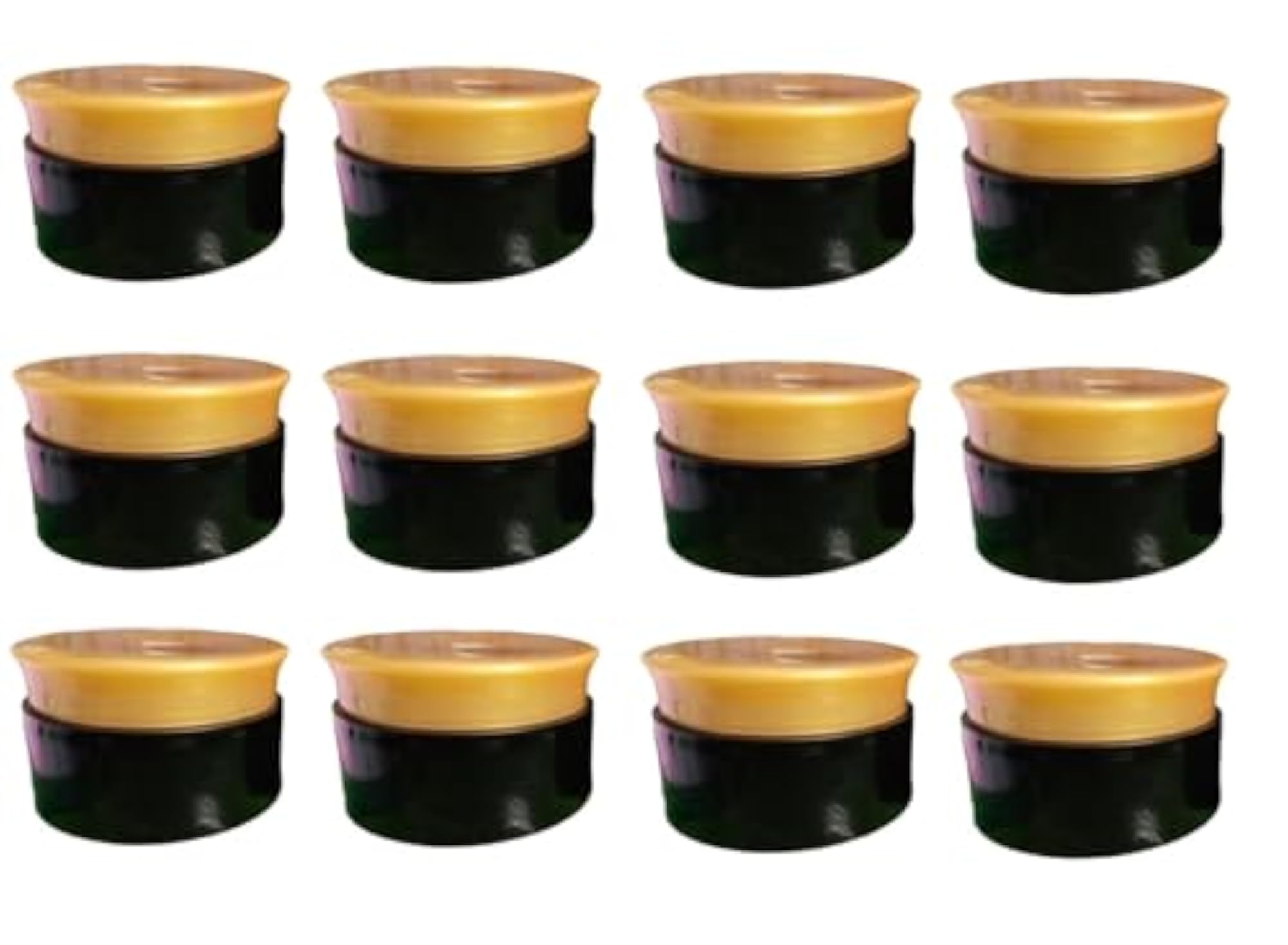 SHREE MAHA 25gm Double Wall Empty Cream Container - Pack of 12
