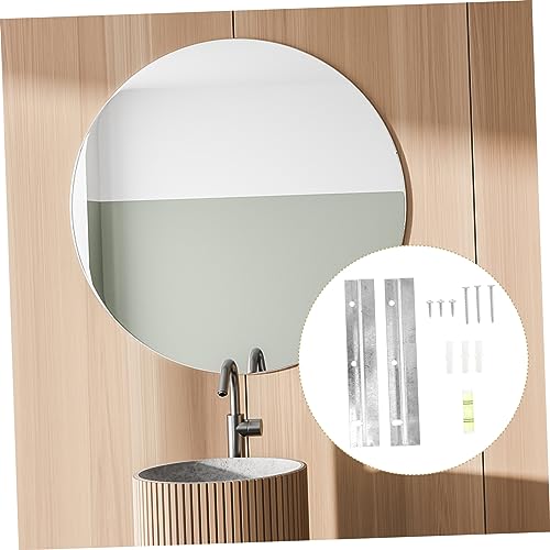Image of DOITOOL 10sets French Cleat Hanger Kit Interlocking Hardware for Picture Frames Mirrors Artwork Easy to Install Metal Brackets for Home Office Decor
