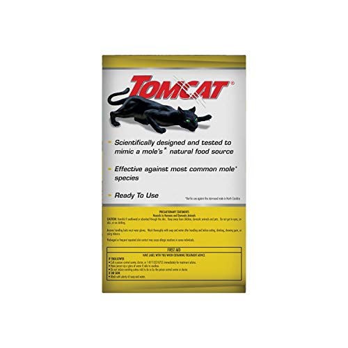 Tomcat Mole Killer(a) - Worm Bait - Includes 10 Worms per Box - Mimics a Mole's Natural Food Source - Ready-to-Use Mole Killer - Effective Against Most Common Mole Species
