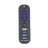 Ceybo Original 21001-000109 Remote Control fit for TCL Roku Smart TV Includes Netflix, Paramount, HBOMax (Renewed)
