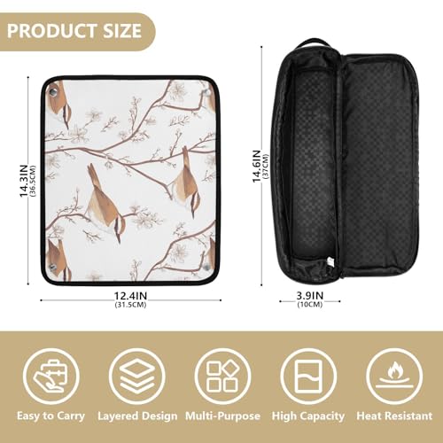 Bolso 2 en 1 para planchas y rulos con protección térmica miniatura 4