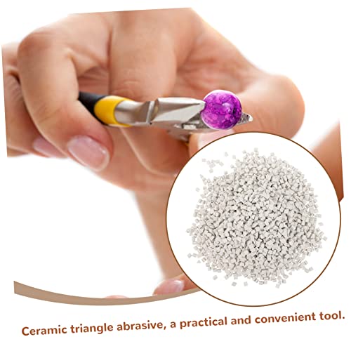 Abrasif meulage vibrations céramique triangle 4 mm pour éliminer les bavures - 6