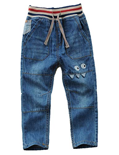 Echinodon Kinder Jeans Hose Jungen Jeanshose 100% Baumwolle...