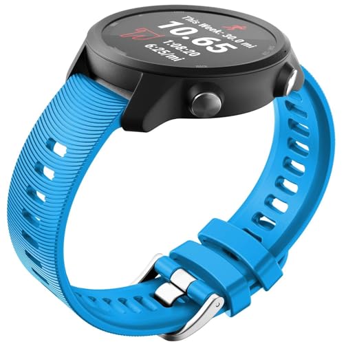 Bracelet Garmin Forerunner 55 bleu ciel pour vos séances de running et sport