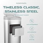 Ninestars DZT-50-25 Motion Sensor Trash Can, Large, Silver - Image 5