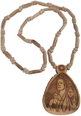 GOOFY TURTLE Handcrafted Sita Ram Laxman Tulsi Mala Original Certified By Lab Asli Lakshman Seeta Ram Locket Tulsee Holy Basil Mala With Certificate