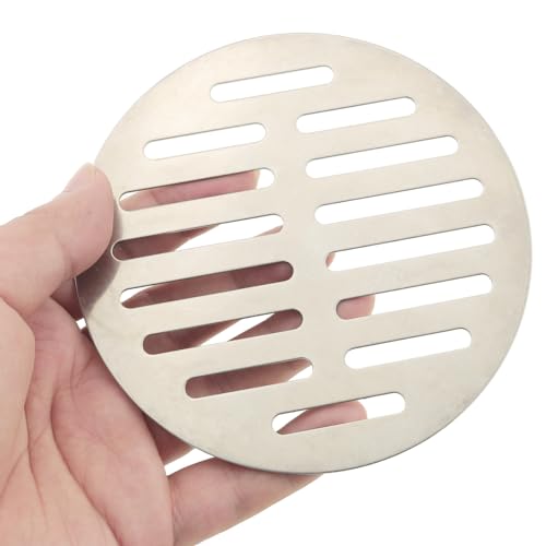 Cubierta redonda para desagüe de piso de acero inoxidable 5 pulg miniatura 5