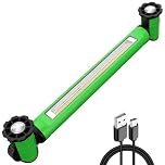 MEIKEE LED Work Light 3000LM 5000mAh Underhood Work Light 6 Lighting Modes 3 Brightness with Magnet & Hook LED Rechargebale Lamp for Camping Garage Construction Travel Repair Emergency Job Site Green