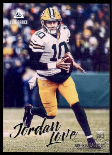 Generic 2020 Panini Luminance Jordan Love Rookie #204 Packers, Blue