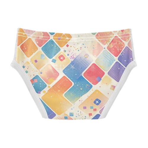 KLL Abstract Watercolor Hand Drawn Boys Toddler Cotton Underwear Briefs Cute Undies2