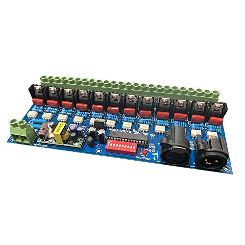 12CH AC Triac DMX Dimmer High Voltage DMX512 Decoder Dimmer AC Triac DMX512 Dimmer AC110-220V
