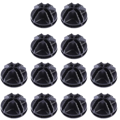 VICASKY 120 Pcs Black Storage Shelves White Shoe Shelves White Cabinet Plastic Connectors for Wire Shelving Plastic Connector Wire Grid Cube Wire Grid Cube Organizers Black Wire Cube Shelf