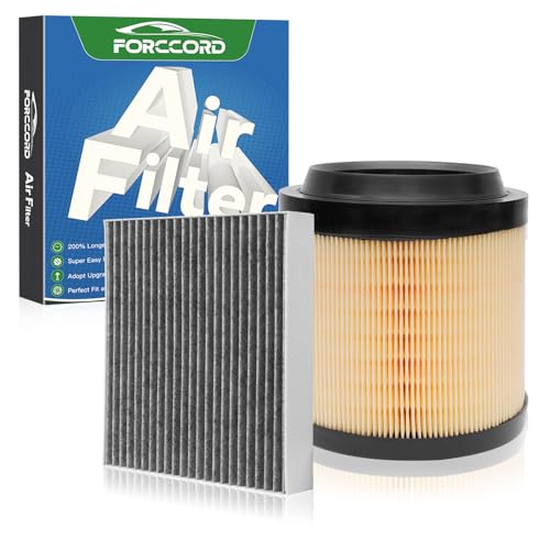 Image of Cabin & Engine Air Filter Combo for Ford Bronco 2026-2021 (2.3L /2.7L) | Replace #CF12772 MB3G-9601AA, Air Filter Kit Replacement Car Accessories
