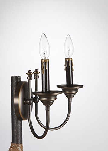 Upgradelights Black & Gold Fibre Drip Candle Cover Socket Covers (3/4 Inch Diameter Sleeves)