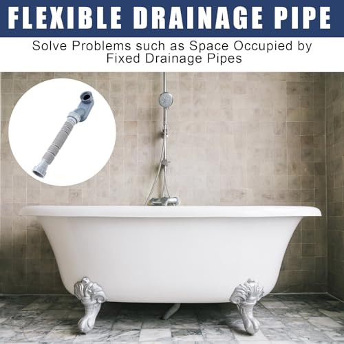 Siphon à profil bas de 3,8 cm Nuanchu, kit d'évacuation durable premium - 7