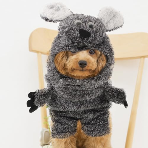 Disfraz de algodón grueso para perro pequeño miniatura 7