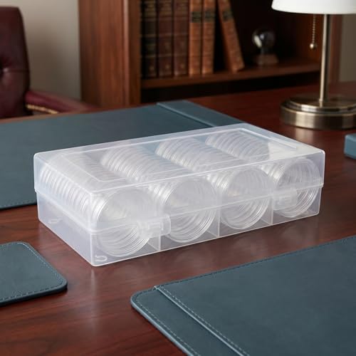 Caja redonda para monedas de 41mm POPETPOP con exhibición transparente y protección contra humedad 6