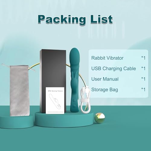 Image of Thrusting Dildo Vibrator Female Sex Toys - SeYouYou 3 in 1 Women Sex Toys with 10 Vibration & 5 Thrusting Modes - Clitoral Stimulator Vibrators Adult Toys for Women Couples(Green) | 3 in 1 Women Sex Toys Clitoral Stimulator Vibrators Adult Sex Toys for Women Couples Solo Pleasure