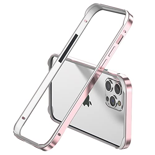 Coque cadre en aluminium iPhone 15 Pro Max bumper TPU sans dos antichoc
