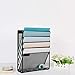 DESIGNA Mesh Hanging Wall Organizer, Wall Mount Document Letter Tray File Holder Office Supplies Storage Workspace Mail Organizer for Notebooks,Planners,File Folders - 5 Pockets, Black