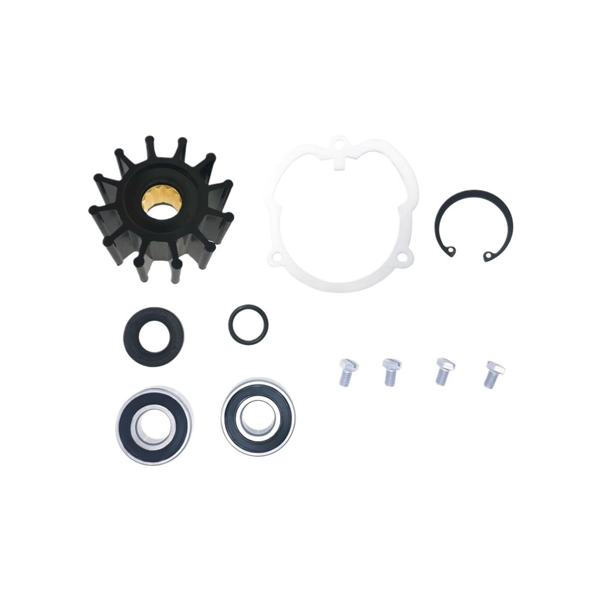 Kit de rénovation de pompe à eau de mer compatible moteurs 3857794 3858847 boat