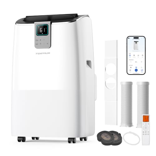 Image of Smart Inverter Portable Air Conditioners, 16,000 BTU Dual Hose Portable AC Unit