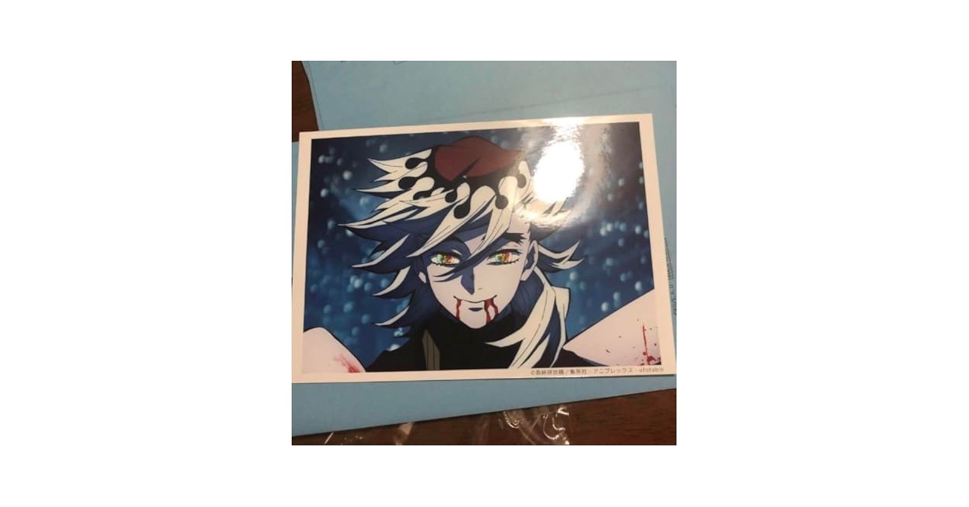 鬼滅の刃 ufotable 場面写ブロマイド 童磨 ୨୧鬼滅の刃୨୧童磨 ブロマイド 上弦集結 ufotable cafe④