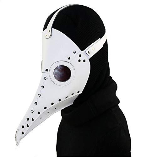 Cook shark Steampunk Plague Bird Mask of Retro Medieval Doctor Gothic Vintage Costume, Halloween Party Cosplay Decoración Accesorio