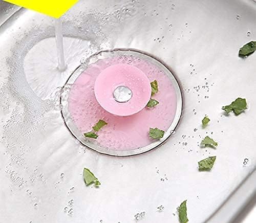 Thea Shower Drain Stopper - Silicone Bathtub Sink Stopper Hair Trap Hair Catcher Bathtub Drain Strainers Protectors Cover for Floor Laundry Kitchen and Bathroom (Pack of 3) (B0DCZRFD8P) Amazon Price History, Amazon Price Tracker
