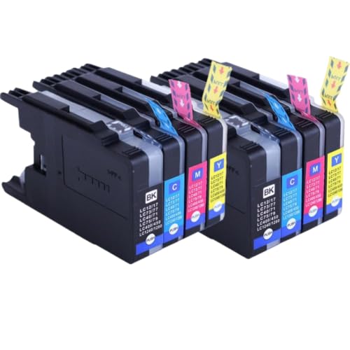 Cartouche d'encre compatible LC1240 LC1280 LC1220 pour imprimante jet d'encre MFC-J430W J5910DW (2SET)