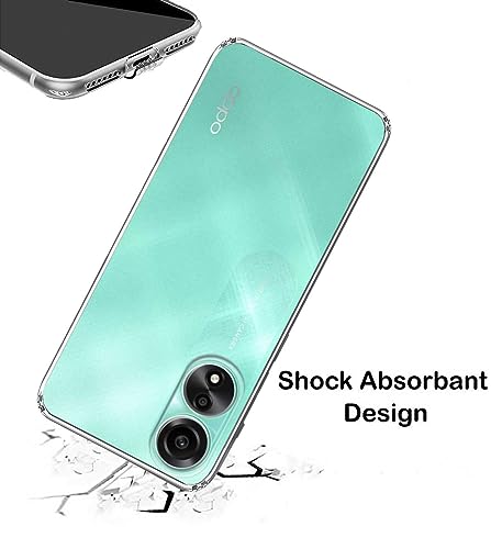 Image of Soft Silicone TPU Back Cover Compatible with Oppo A78 4G