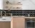 Tiwoos Thick Black Peel and Stick Subway Tile Backsplash Self Adhesive for Kitchen Bathroom Wall (10-Sheet, 12"×12")